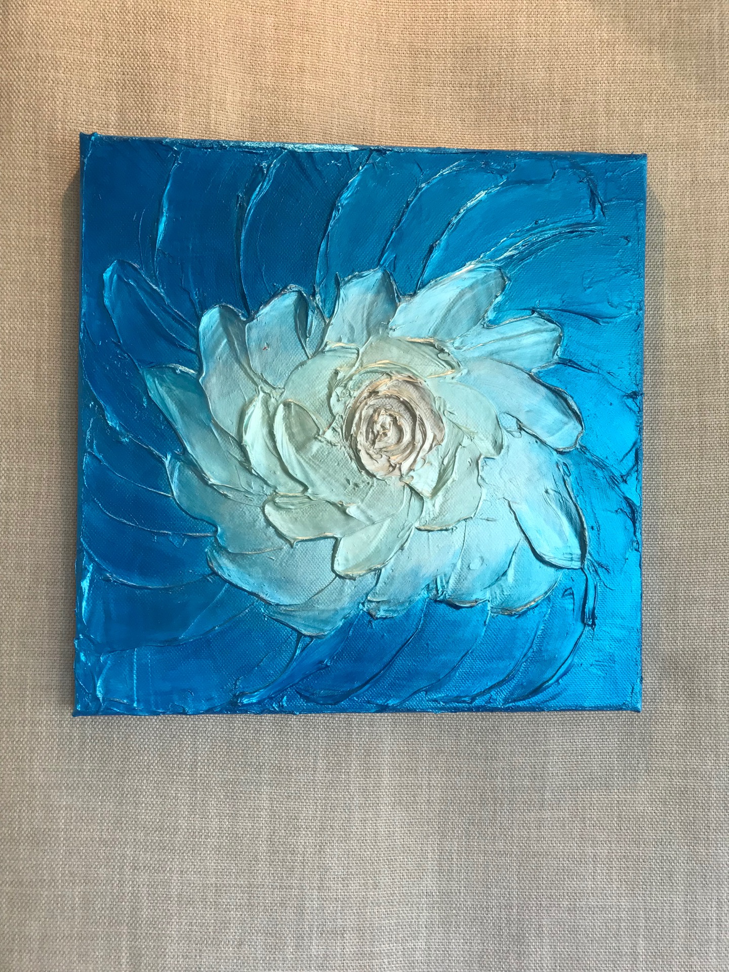 Blå blomst